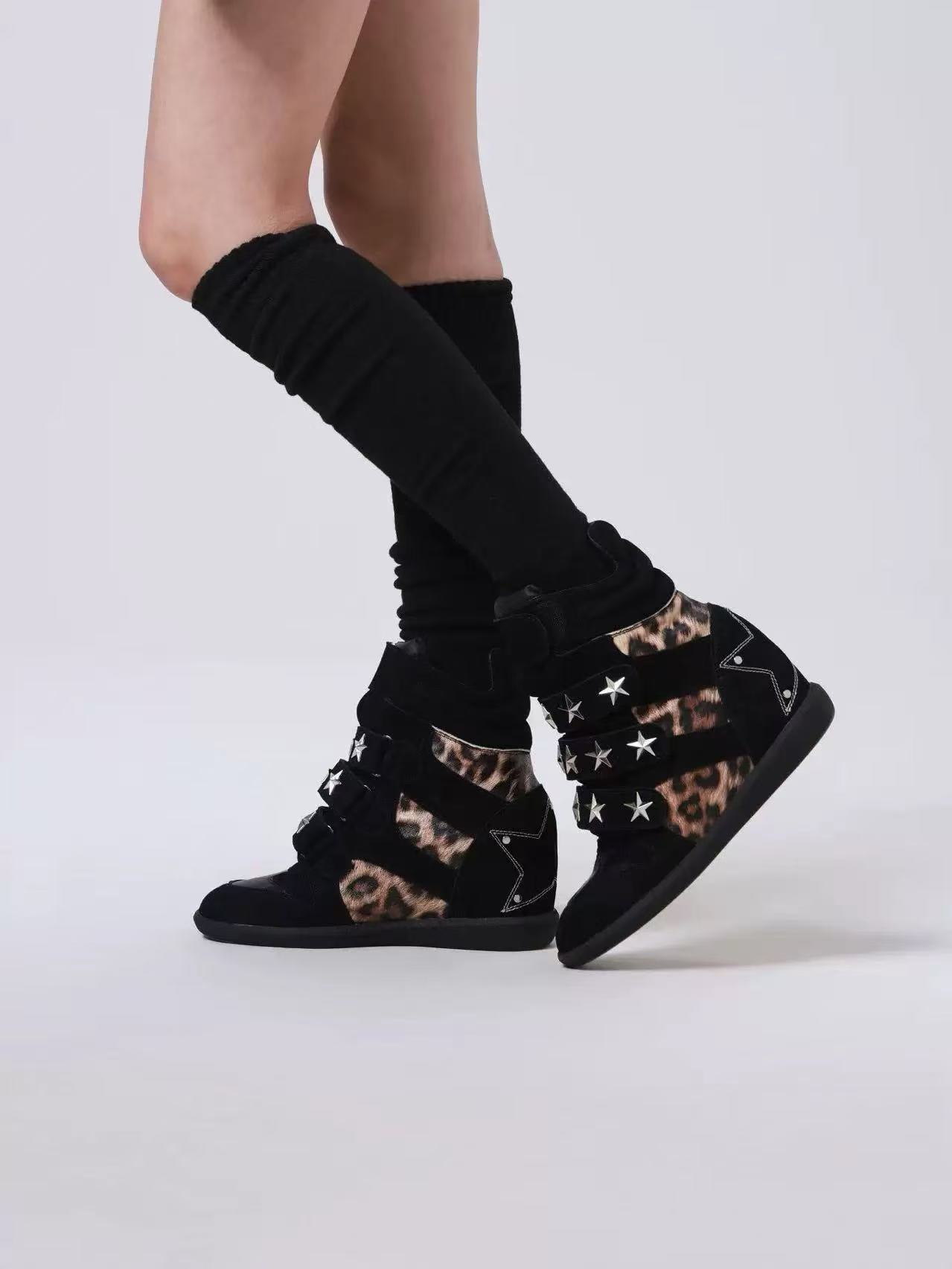 DETWONLINE™Leopard print sneakers