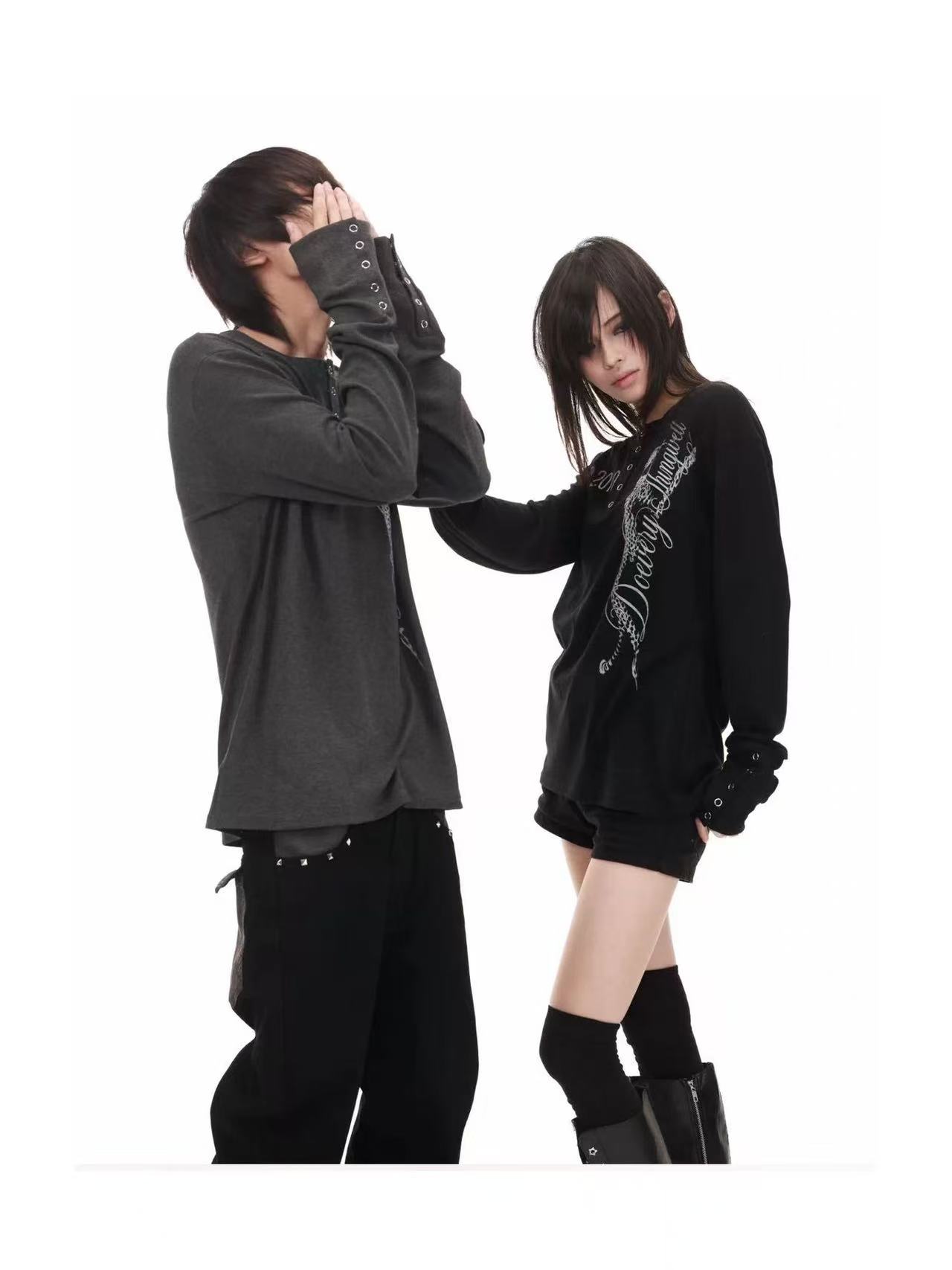 DETWONLINE™Faux Cashmere Print Long Sleeve