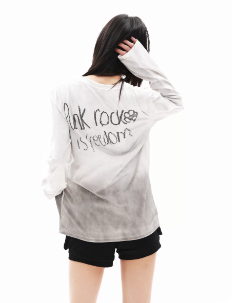 DETWONLINE™"PUNK"Long‑Sleeve Tee