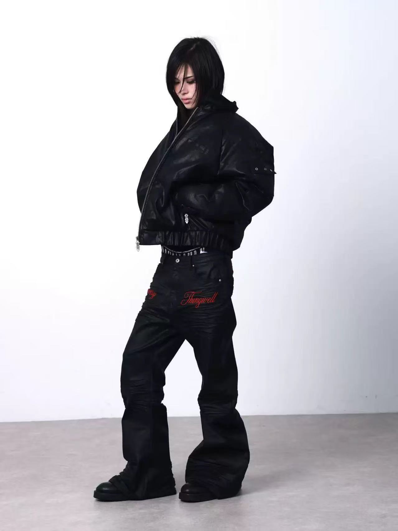 DETWONLINE™Waxed-coated jeans