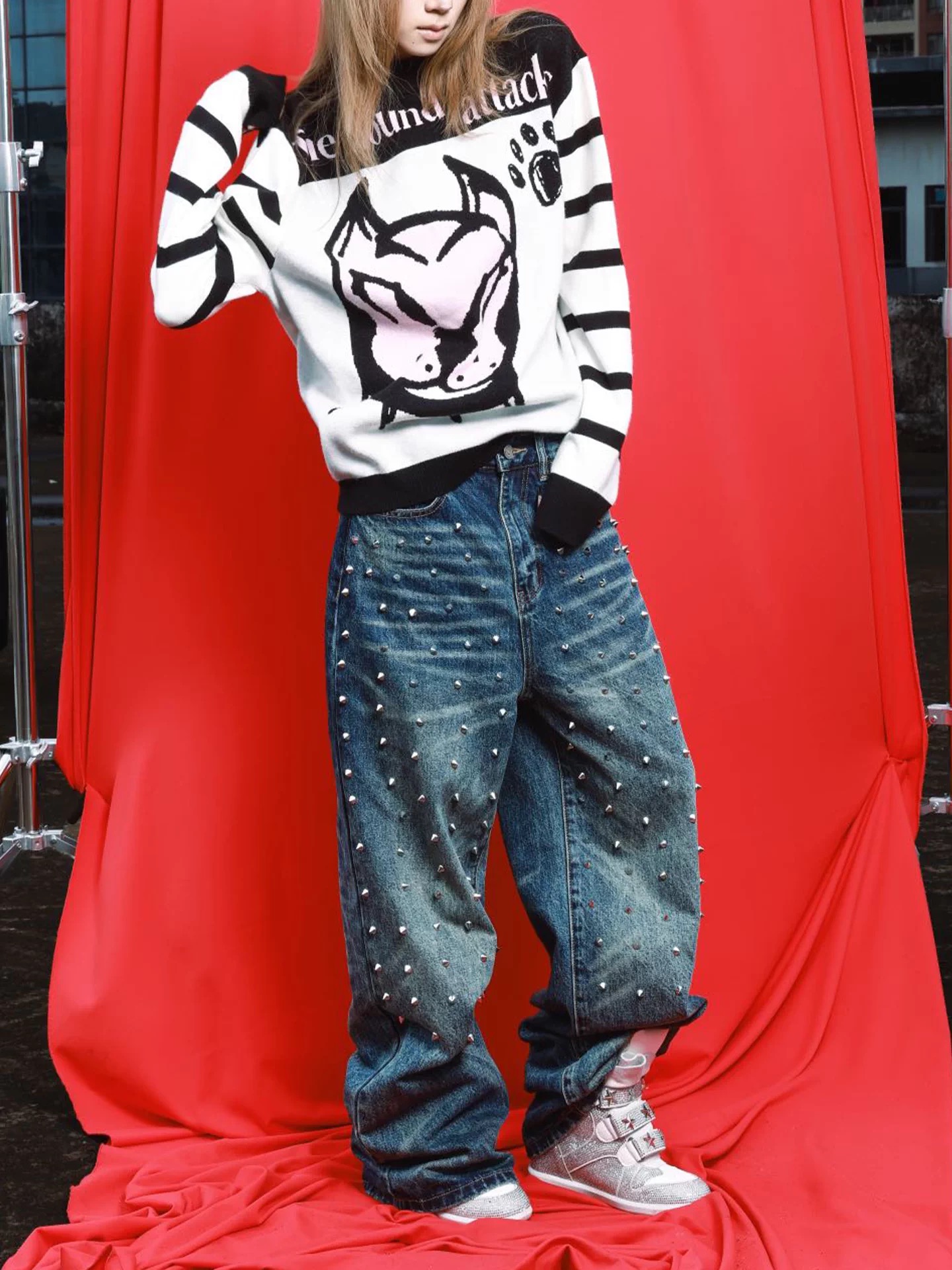 DETWONLINE™"Creative Item"Loose Straight Jeans