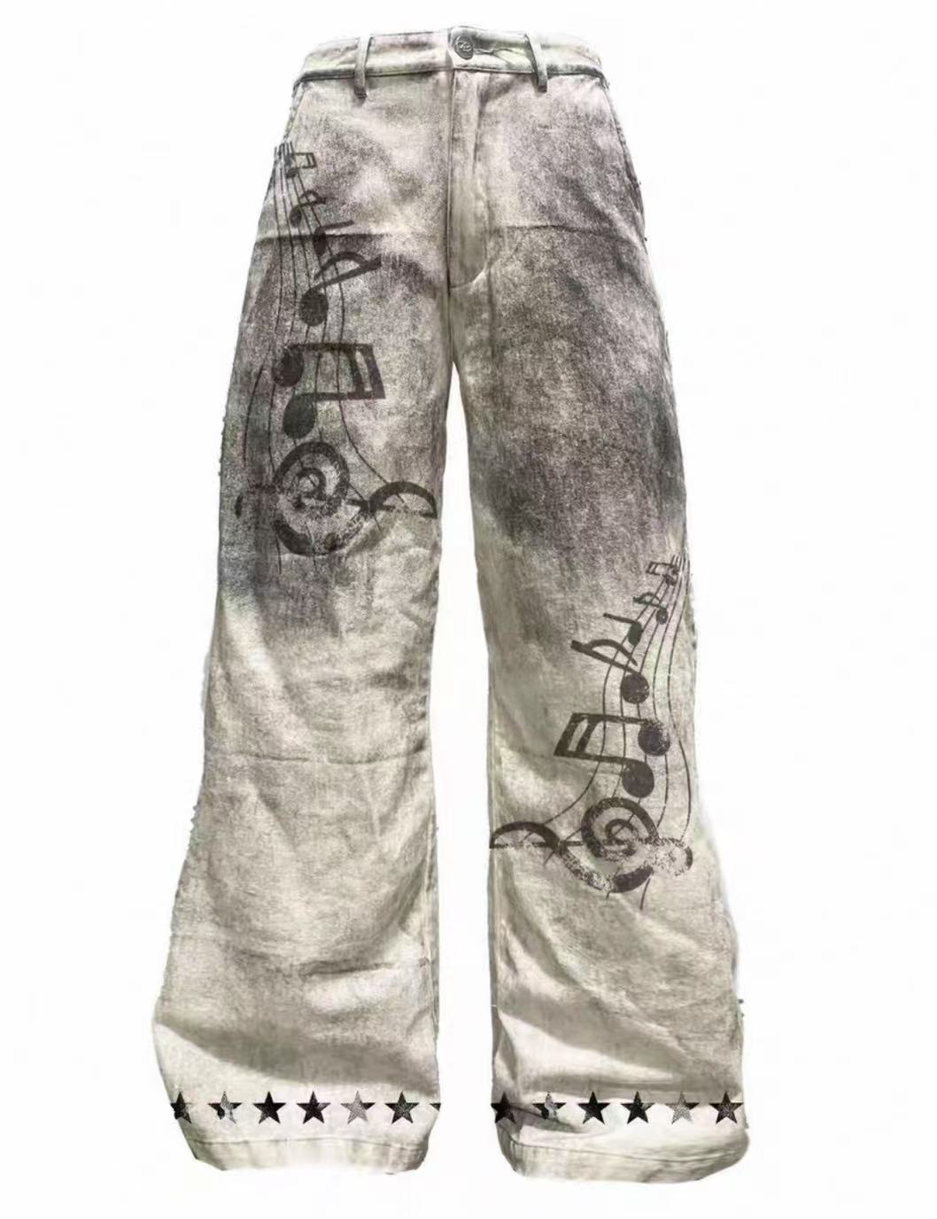 Detwonline casual pants Washed Mud Dyeing