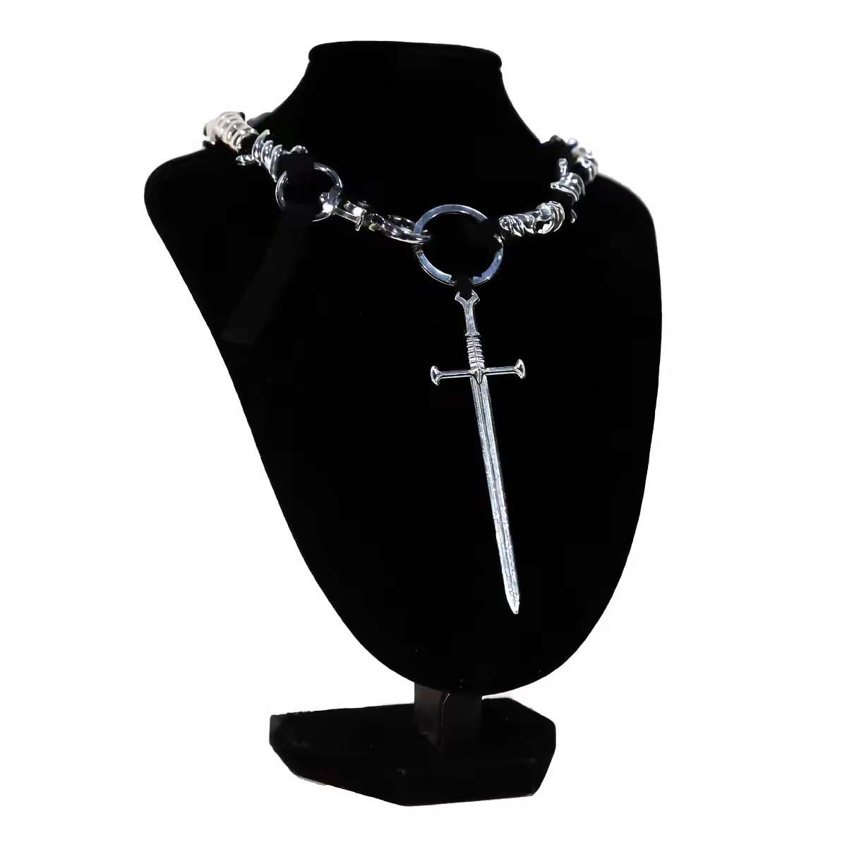 DETWONLINE Sword Pendant Necklace