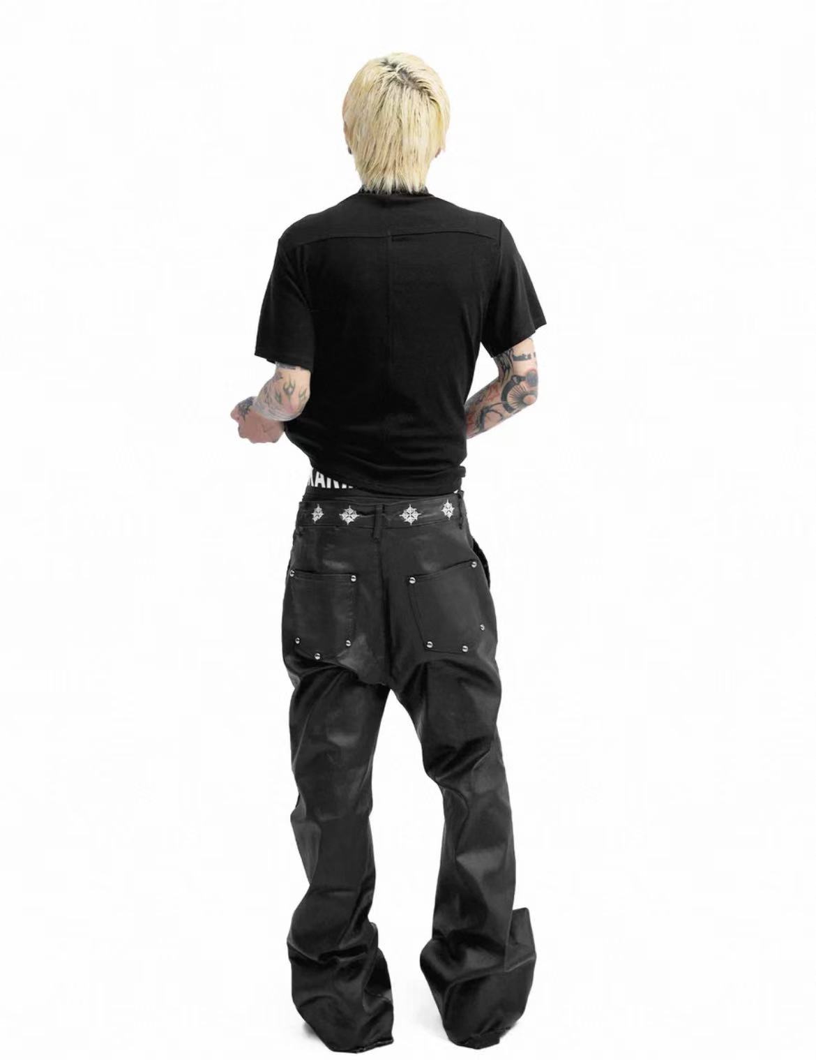 Detwonline Punk Street Black Waxed Jeans