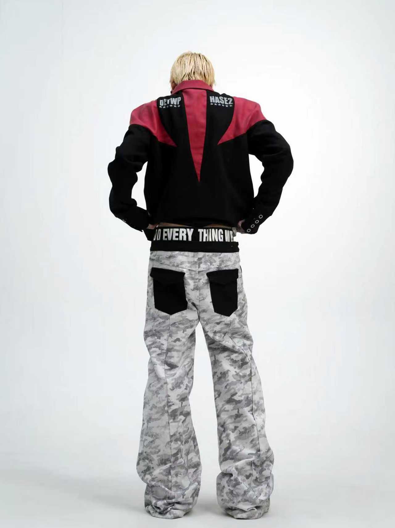 DETWONLINE™Camouflage double waistband jeans