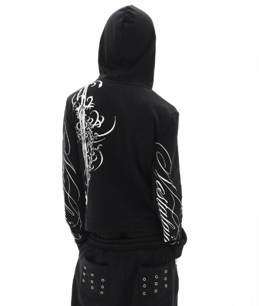 DETWONLINE™"Dark Gothic"Zip‑Up Hooded Jacket