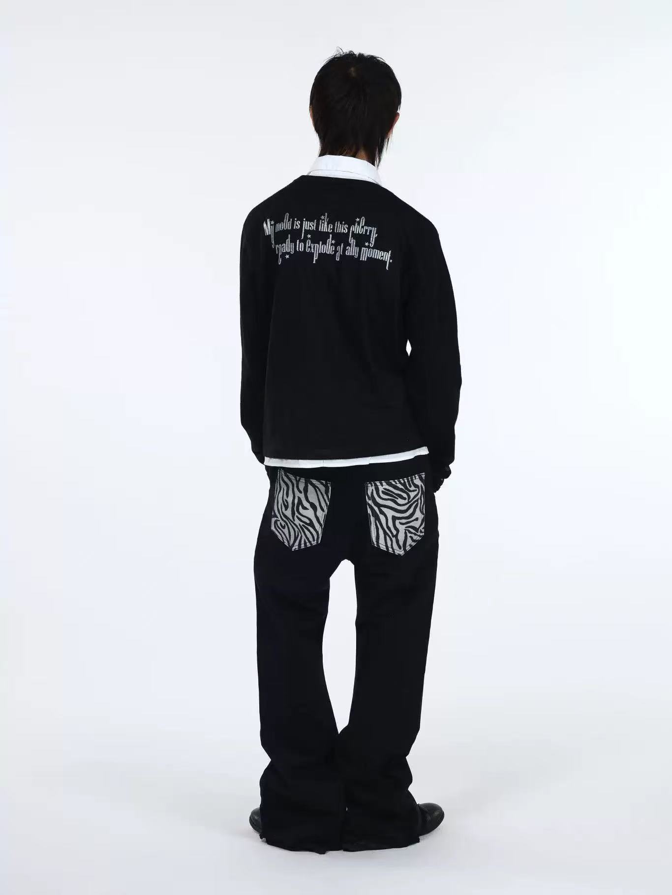 DETWONLINE™Two-piece look polo sweater