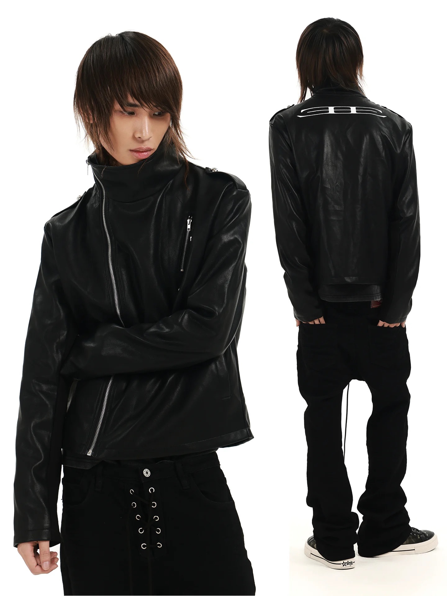 DETWONLINE™"Alt Symbol"Cropped Jacket
