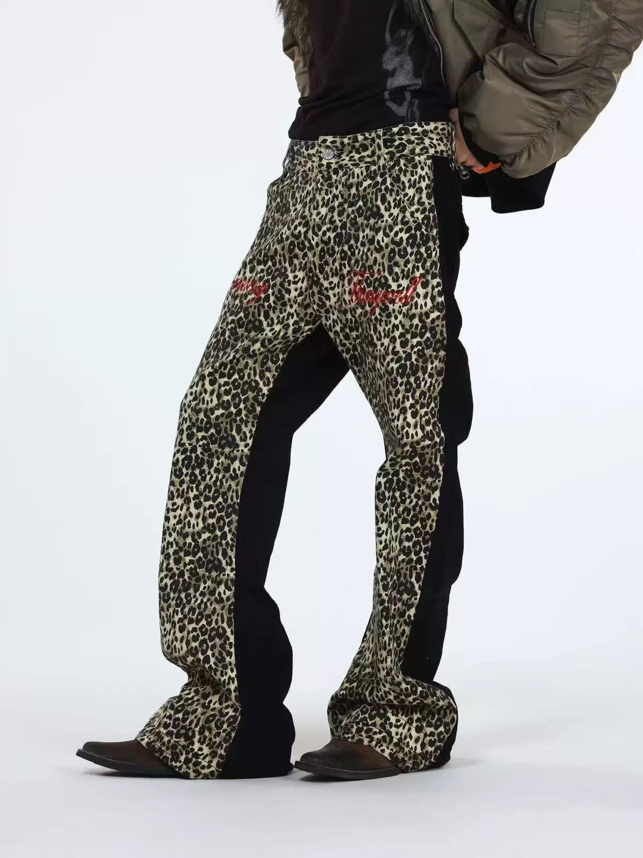 DETWONLINE™Leopard print jeans