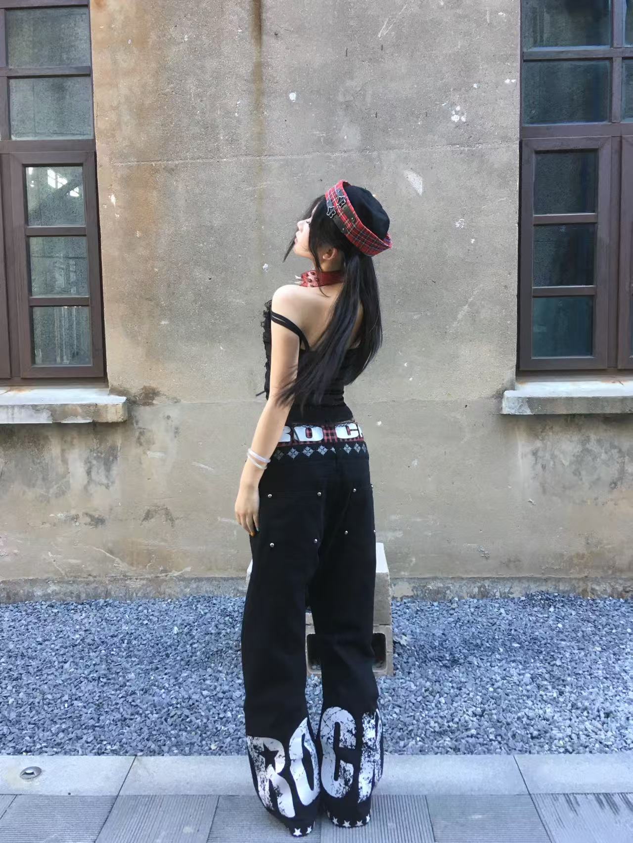 Detwonline color-block jeans