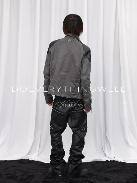 DETWONLINE™Diagonal Zipper Jacket