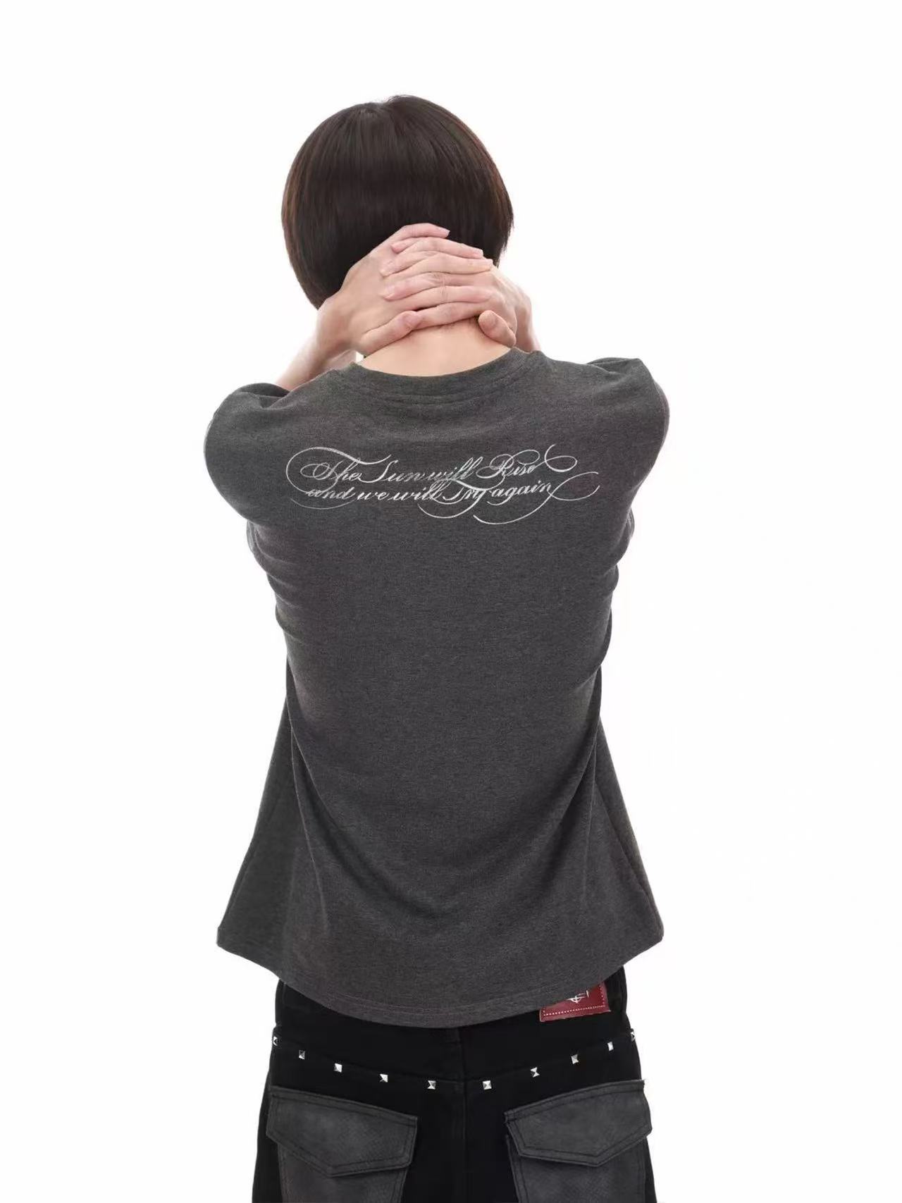 DETWONLINE™Sun Will Rise Slogan Tee