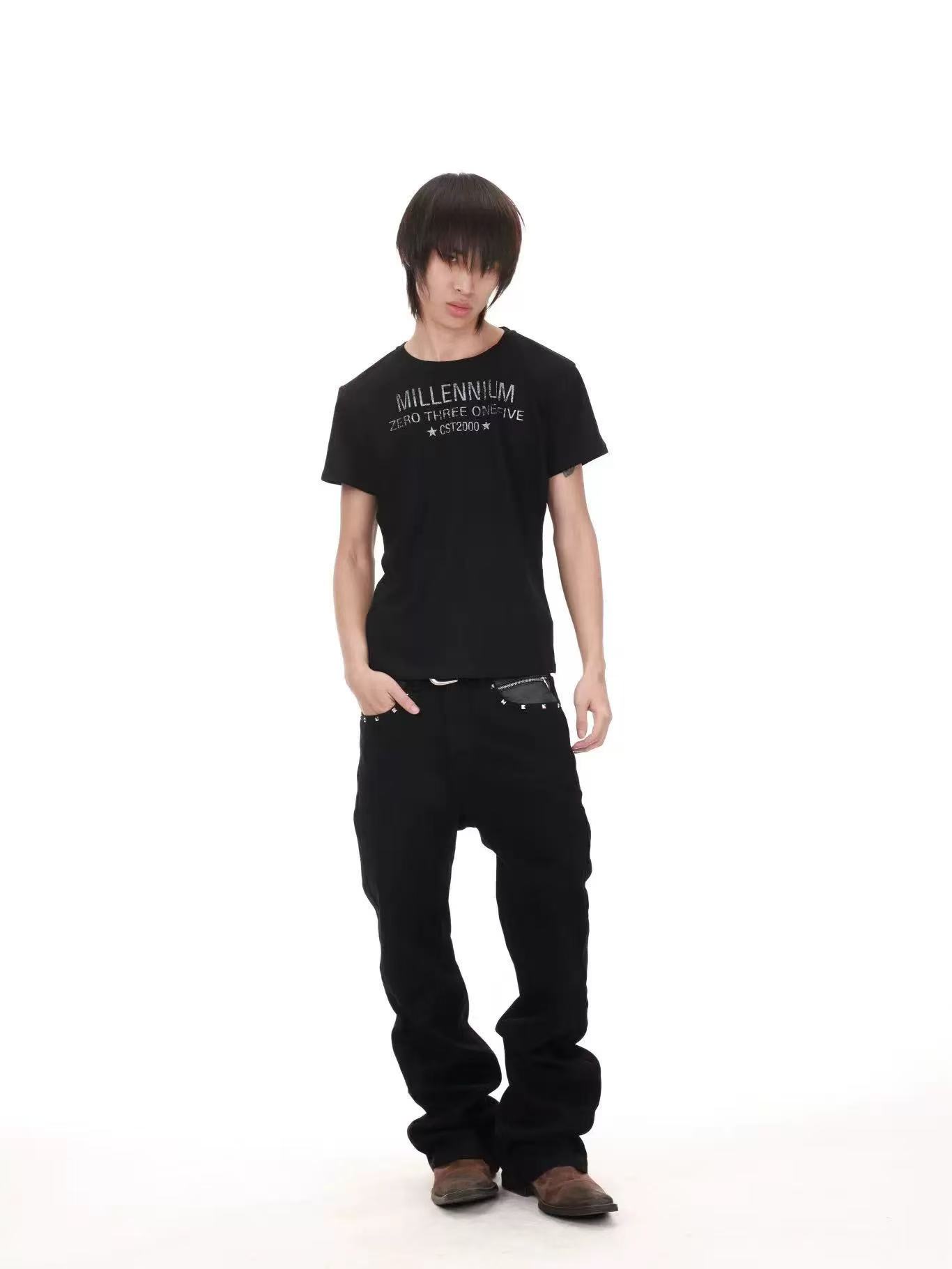 DETWONLINE™Y2K Millennium "CST2000" Slogan Graphic Tee