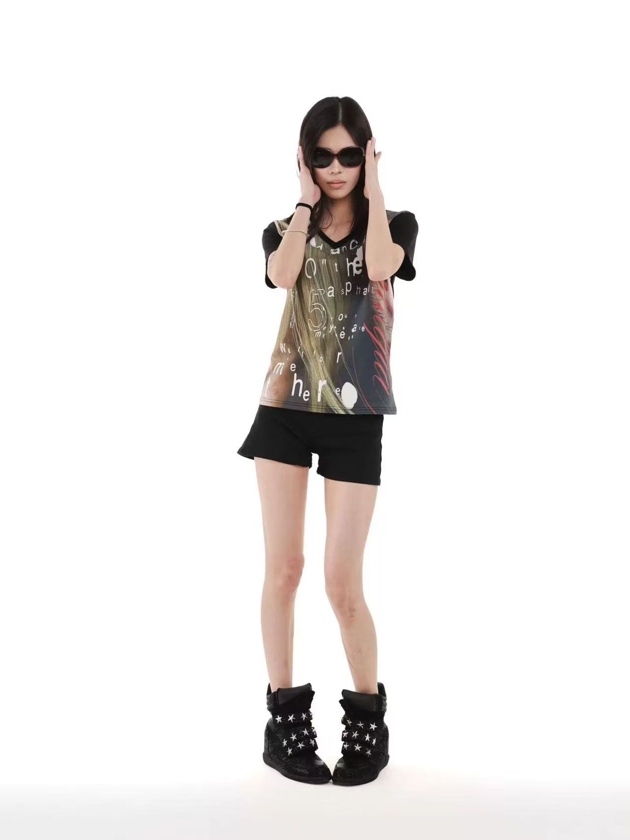 DETWONLINE™American Dark Sweet-Spicy Graphic Slim Short Sleeve