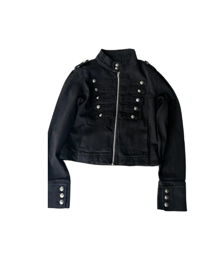 DETWONLINE™"Palace"Cropped Denim Jacket
