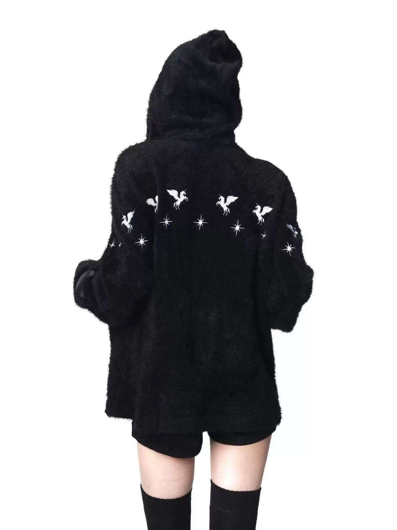 DETWONLINE™Mohair sweater jacket