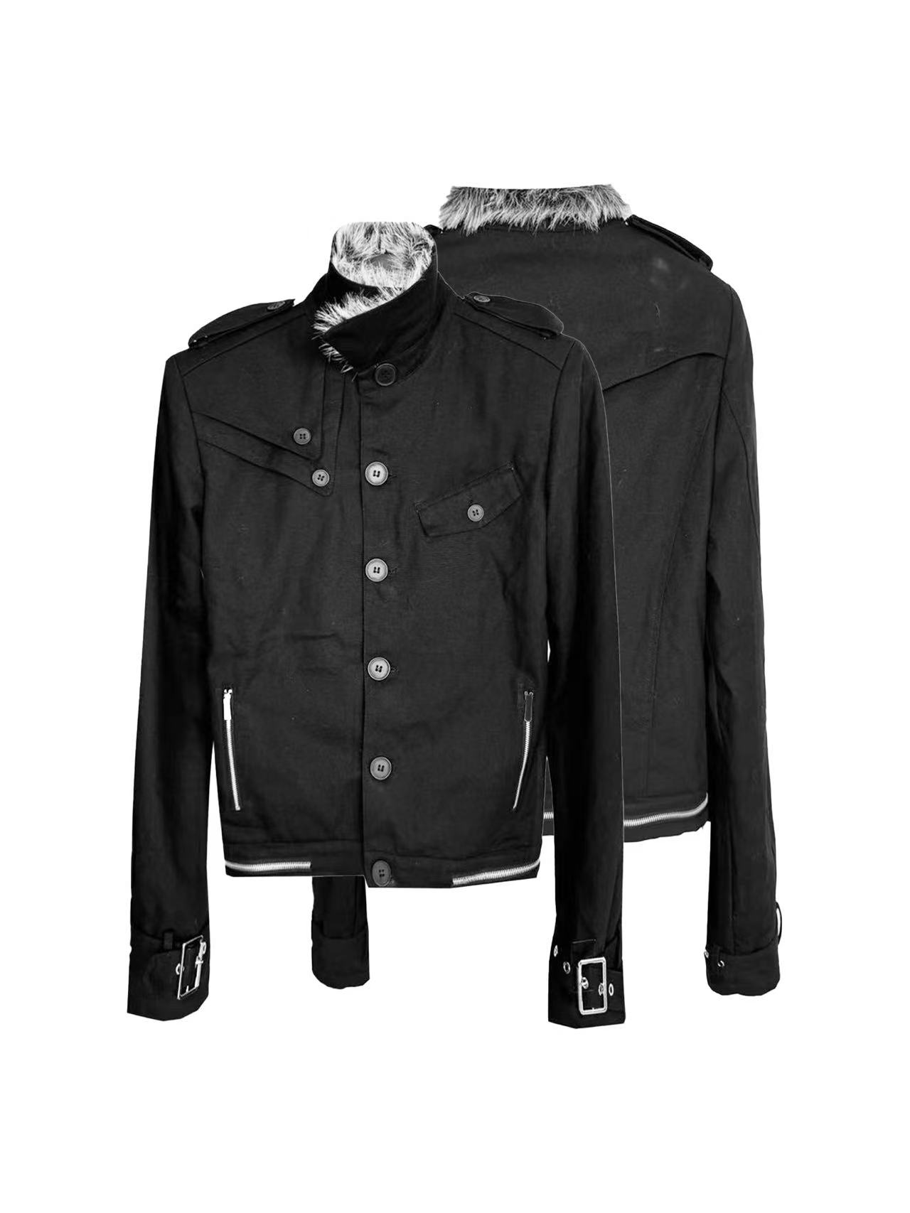 DETWONLINE™winter fur collar coat