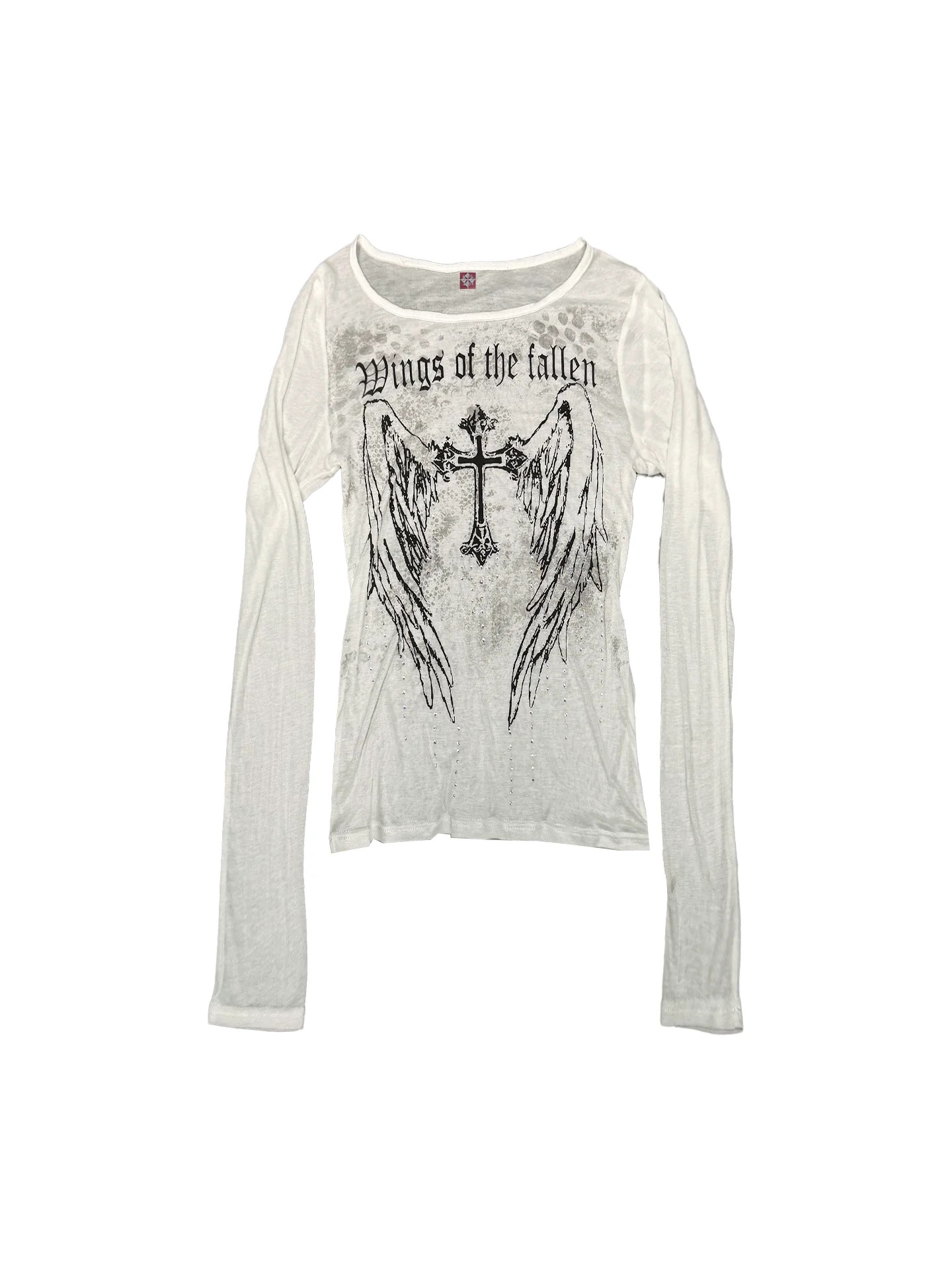 DETWONLINE™"Cross‑Angel"long‑sleeve tee