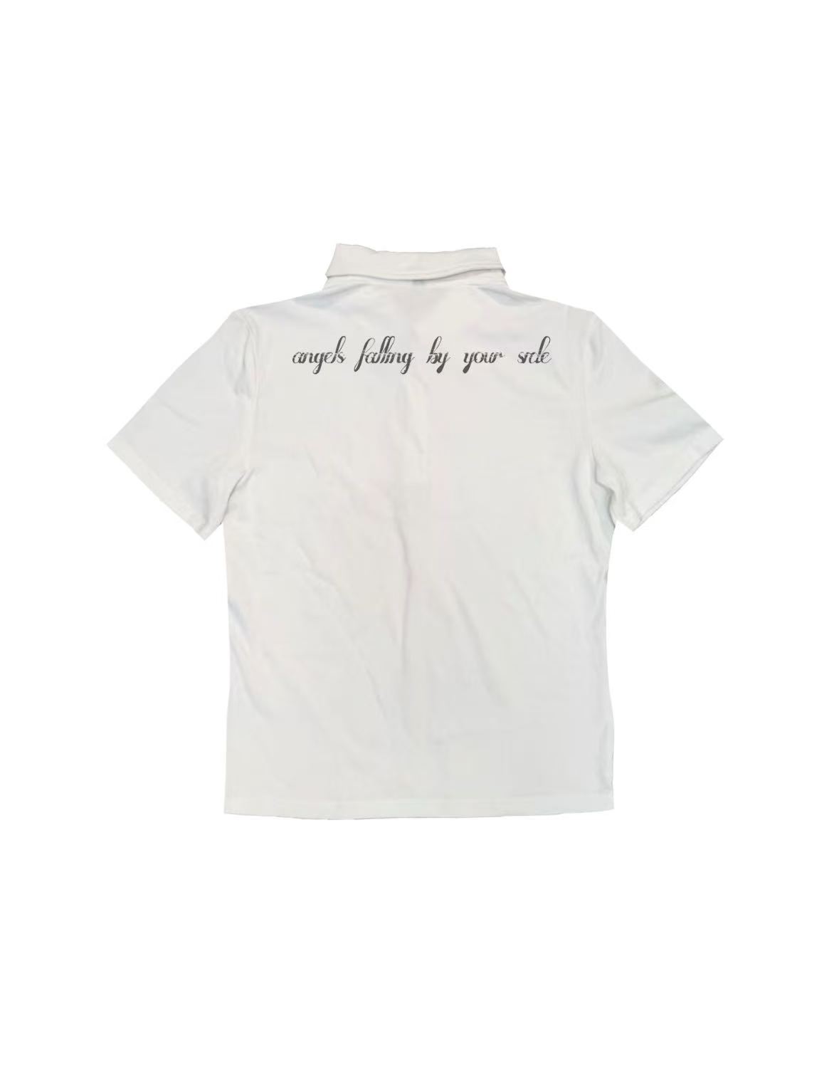 DETWONLINE™American Sweet-Spicy Cat Graphic Cropped Polo Top