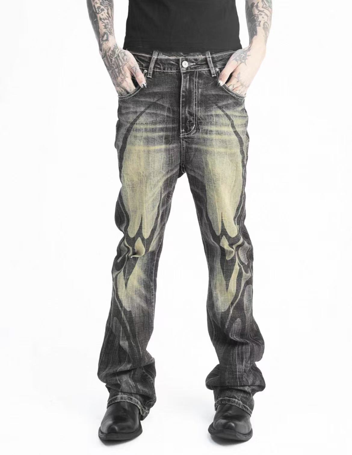 Detwonline Punk Flame Jeans
