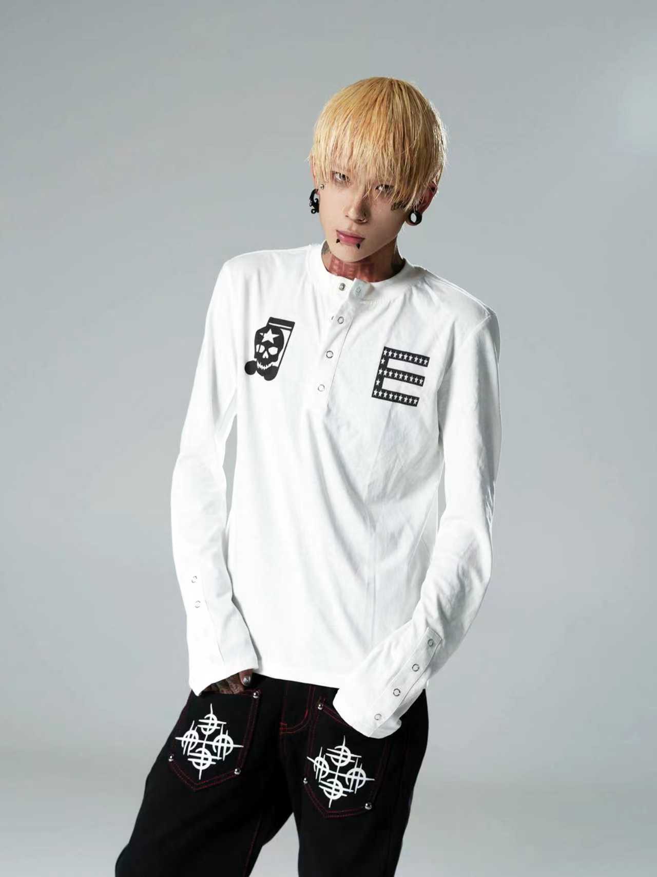 Skull Henry  Long Sleeve Top