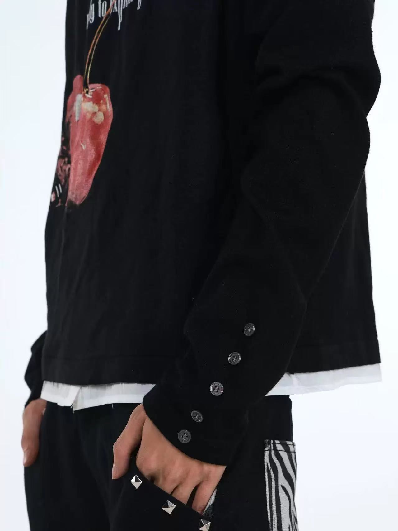 DETWONLINE™Two-piece look polo sweater