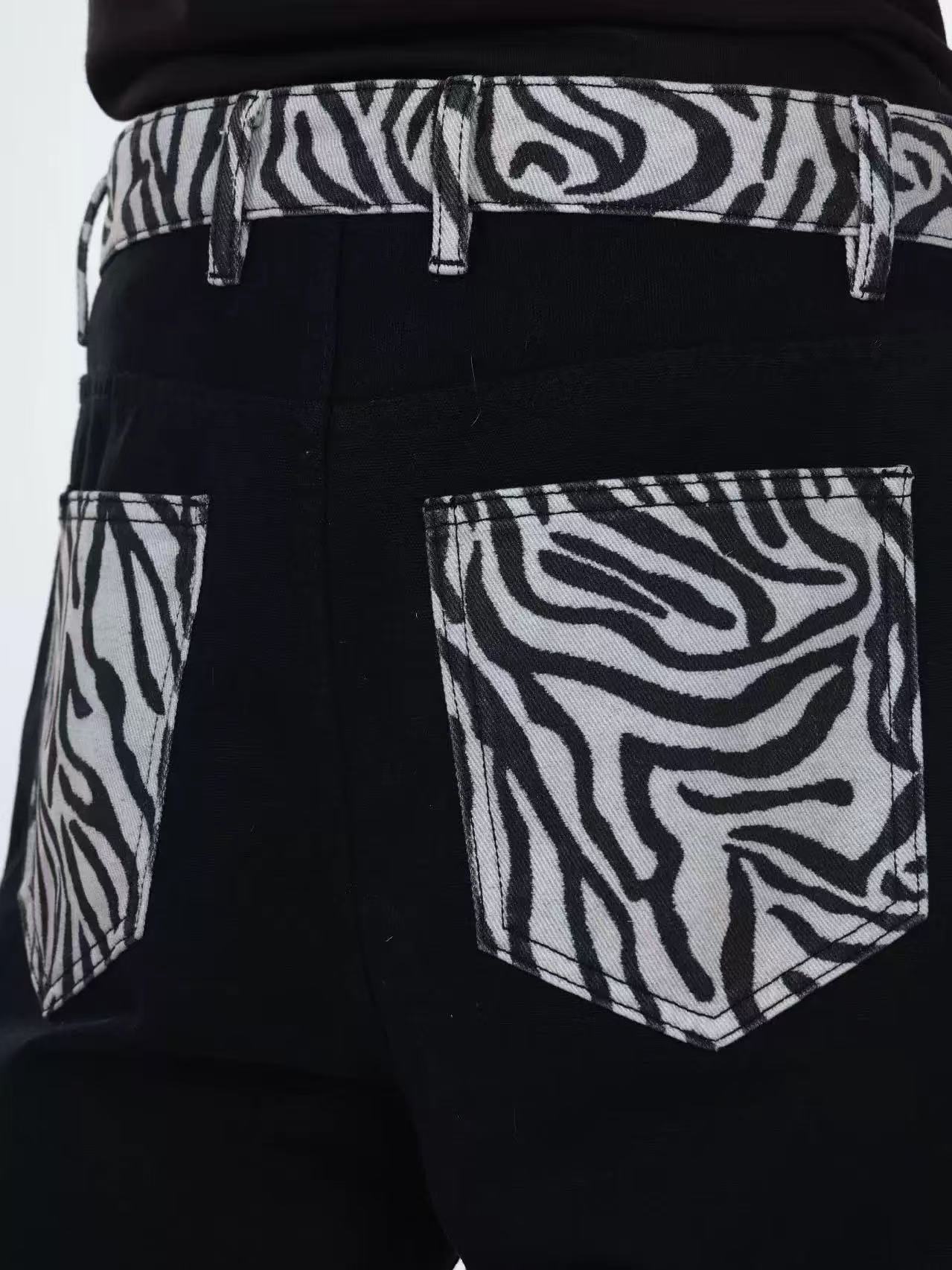 DETWONLINE™Zebra print jeans
