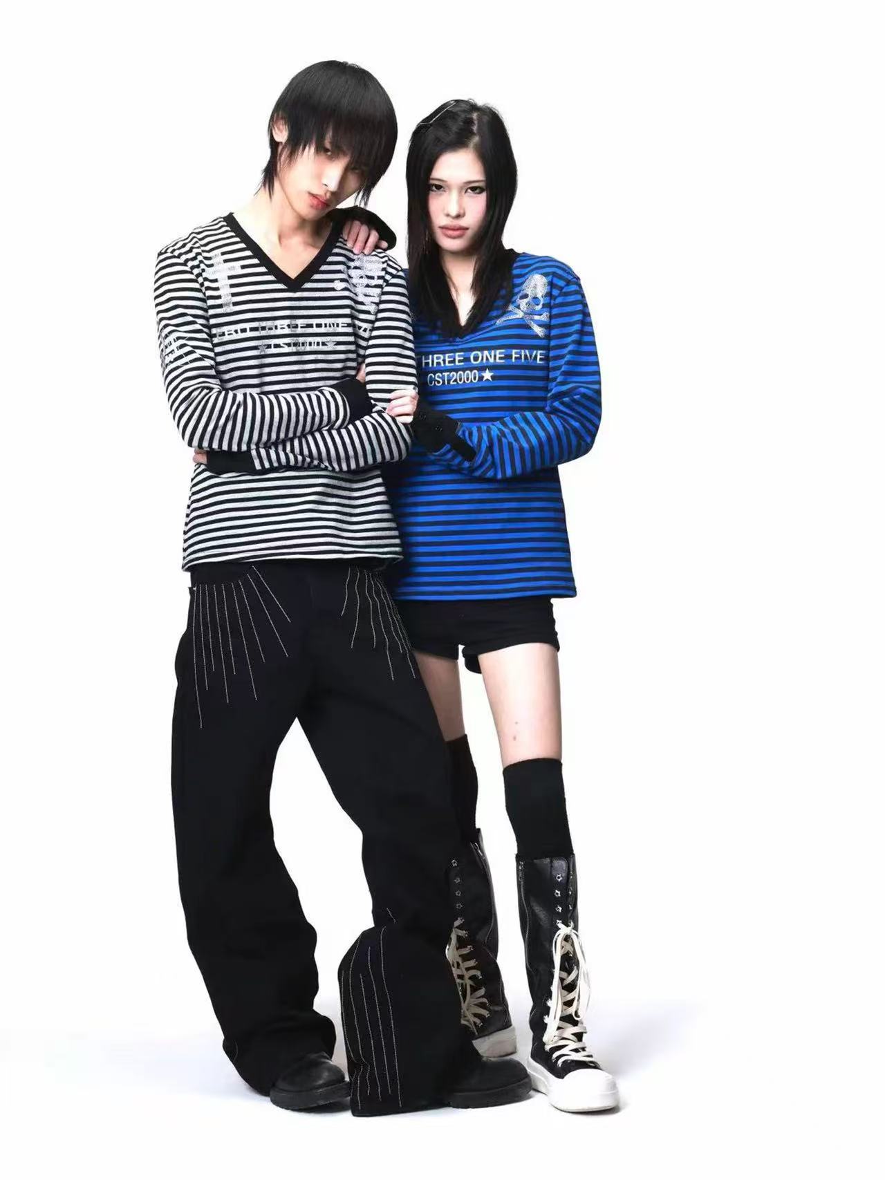 DETWONLINE™Striped long-sleeve