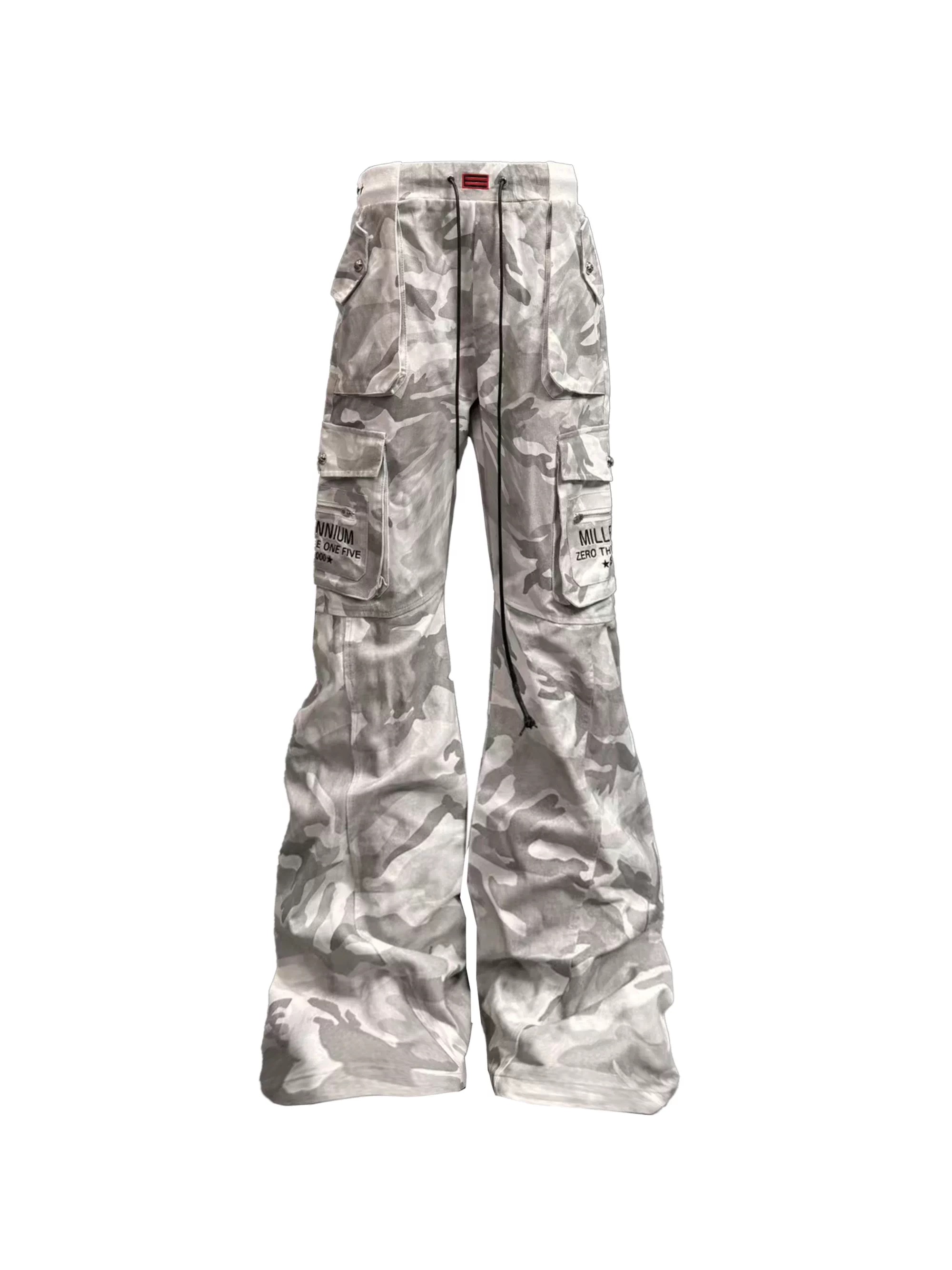 DETWONLINE™"Black‑White Camo"cargo pants