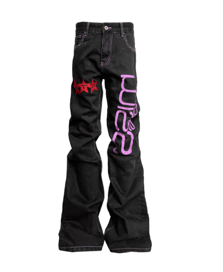 DETWONLINE™ "Purple‑Stitch"  Jeans