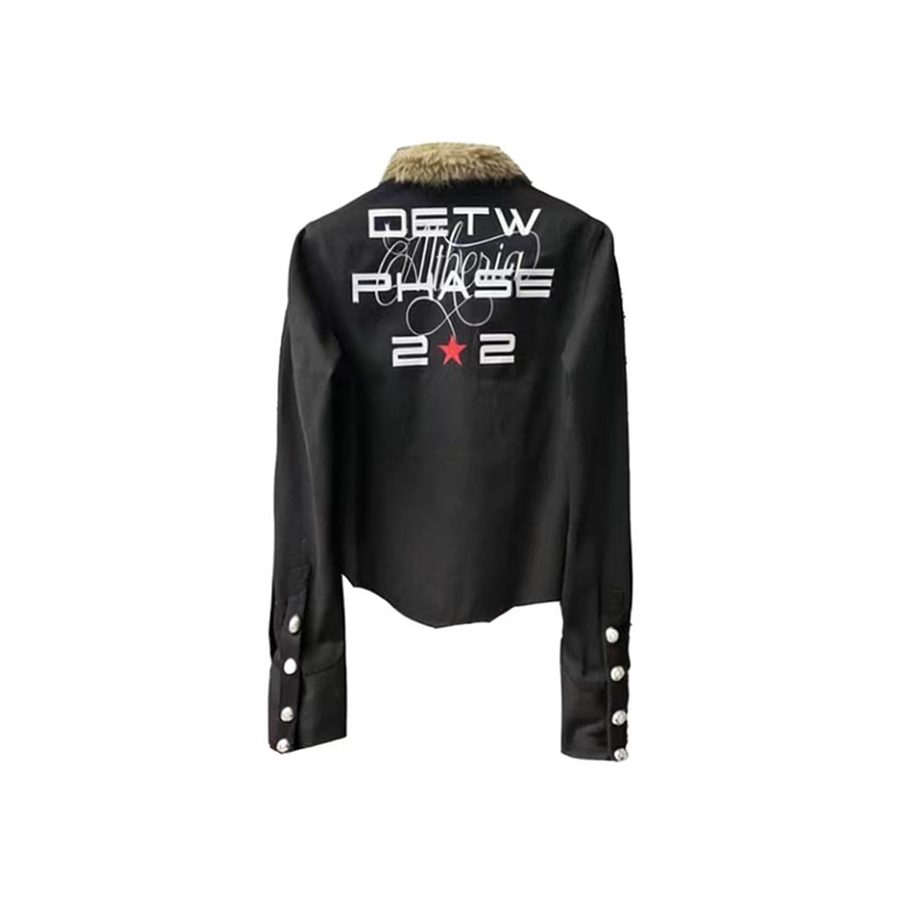 DETWONLINE™Red Star Slogan Jacket