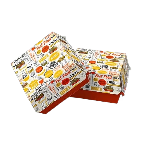 Square Burger Packaging Boxes