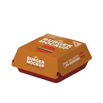 Square Burger Packaging Boxes