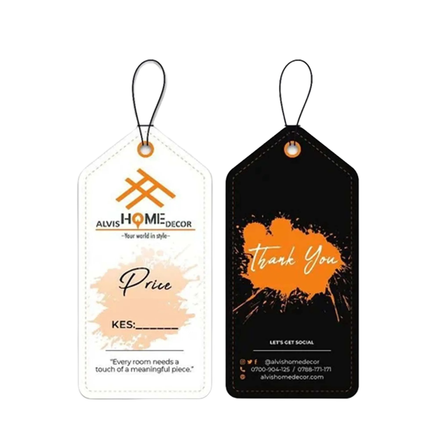 Custom Printed Hang Tags