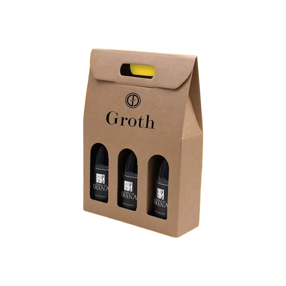 Custom bottle rack with display window