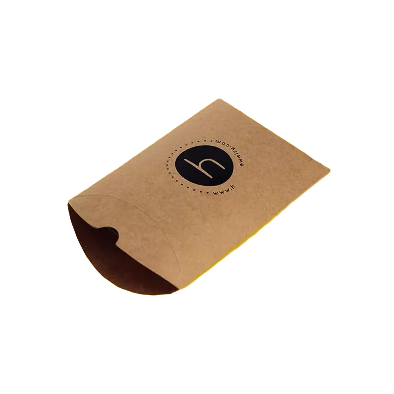 Custom Brown Kraft Paper Pillow Box