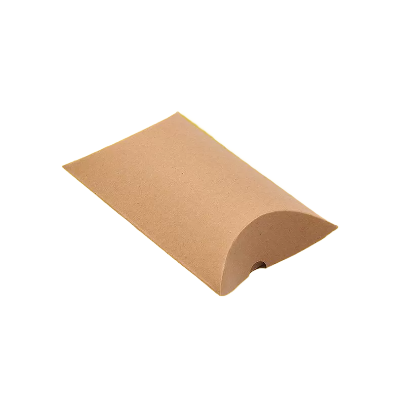 Custom Brown Kraft Paper Pillow Box