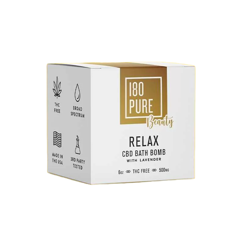 Custom CBD Bath Ball Box