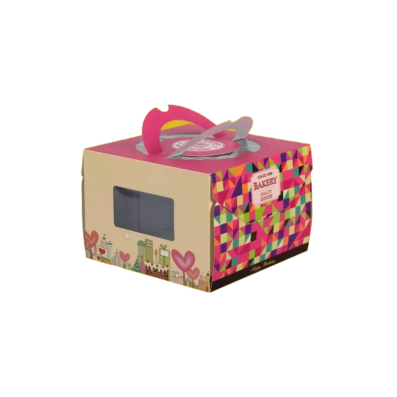 Custom Cake Box With PVC Window