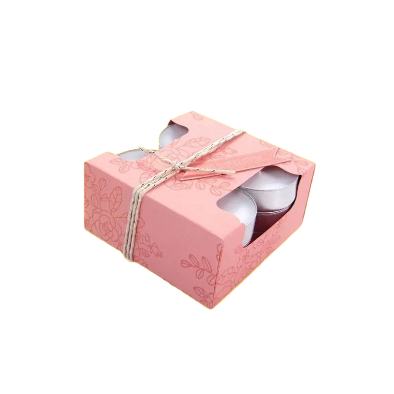 Custom candle boxes with windows