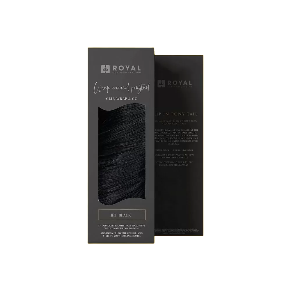 Custom Card stock Hair Extension Boxes