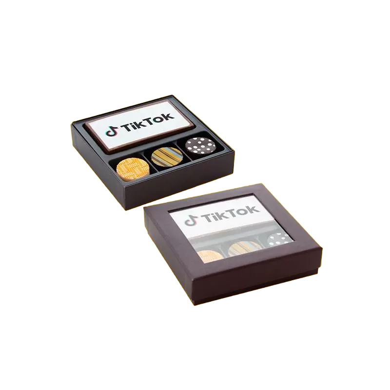 Chocolate box with logo