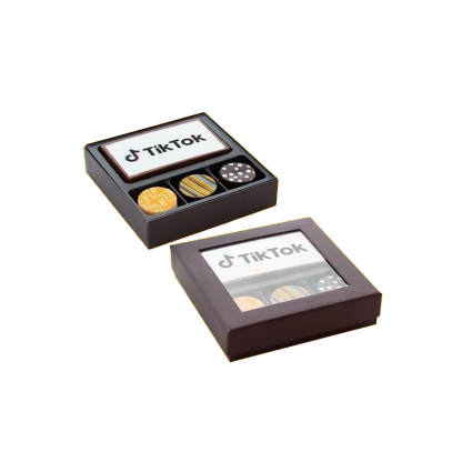 Chocolate box with logo