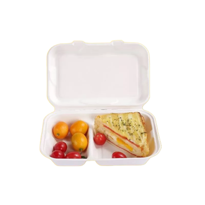 Custom flip lid takeaway box