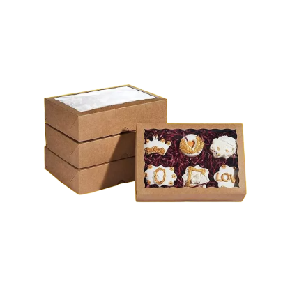 Customized food boxes with display windows