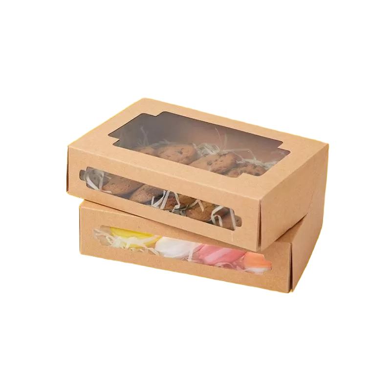 Customized food boxes with display windows