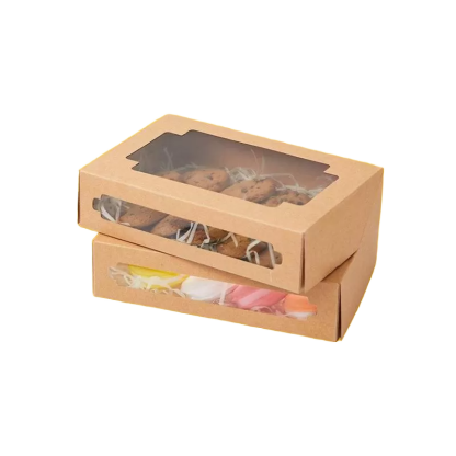 Customized food boxes with display windows