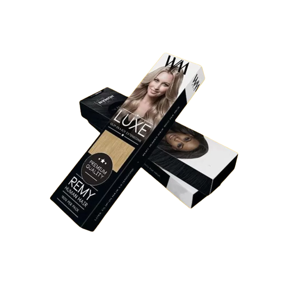 Custom Design Hair Extension Tuck Boxes