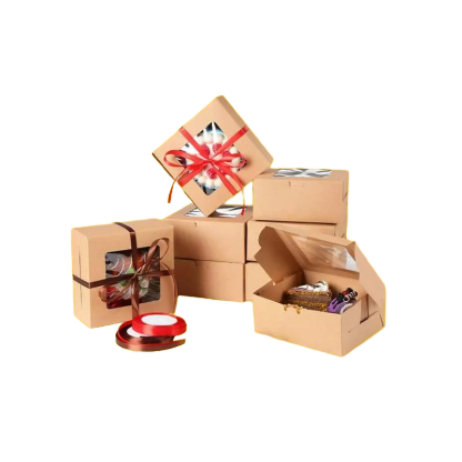 Custom Design Kraft Bakery Boxes