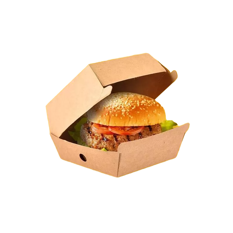 Custom Design Kraft Paper Food Box